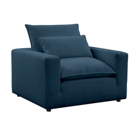 TOV Furniture Cali Navy Fabric Arm Chair