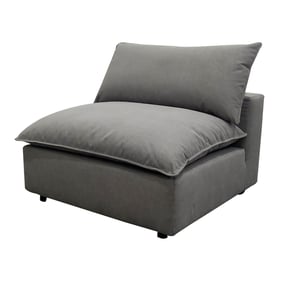 TOV Furniture Cali Slate Fabric Armless Chair