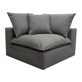 TOV Furniture Cali Slate Fabric Corner Chair