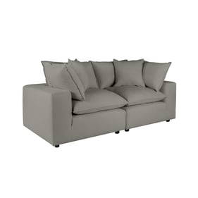 TOV Furniture Cali Slate Modular Loveseat