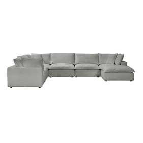 TOV Furniture Cali Slate Modular Large Chaise Sectional