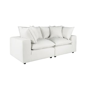 TOV Furniture Cali Pearl Modular Loveseat