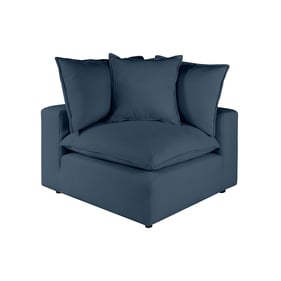 TOV Furniture Cali Navy Fabric Corner Chair