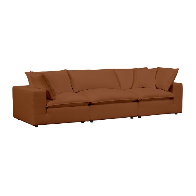 TOV Furniture Cali Rust Fabric Modular Sofa REN-L0098