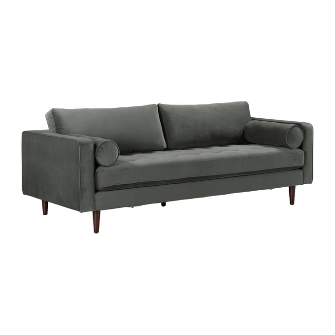 TOV Furniture Cave Grey Velvet Sofa REN-L01143