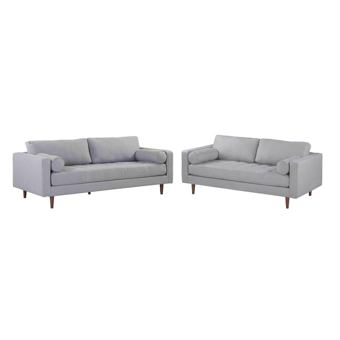 TOV Furniture Cave Grey Tweed 2pc Living Room Set REN-L01213-ROOM