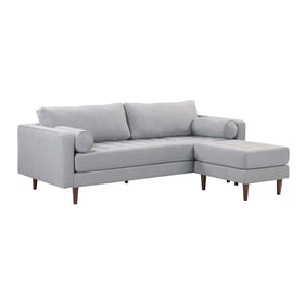 TOV Furniture Cave Grey Tweed Sectional