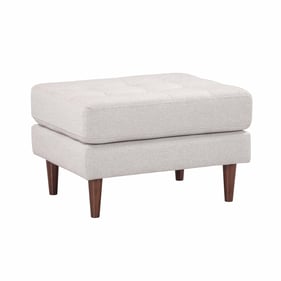 TOV Furniture Cave Beige Tweed Ottoman