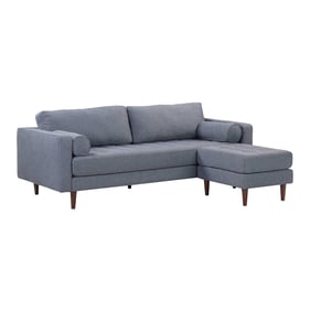 TOV Furniture Cave Navy Tweed Sectional