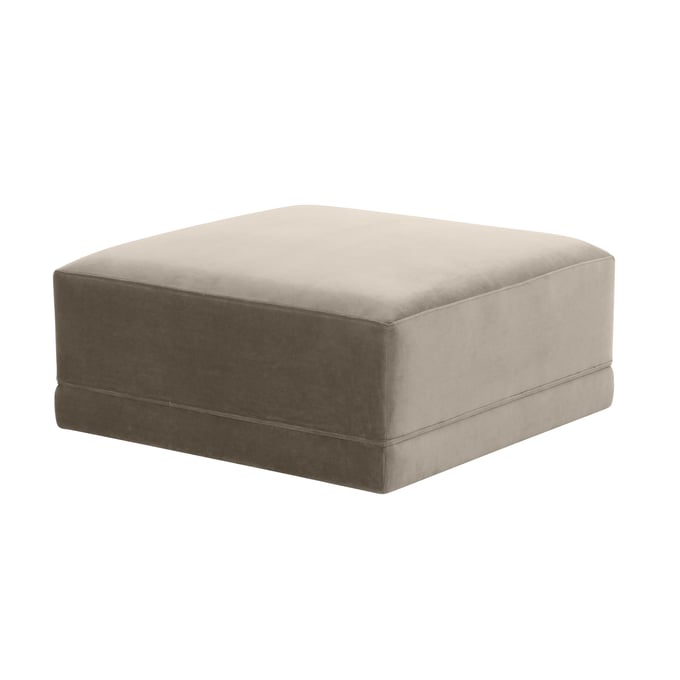 TOV Furniture Willow Taupe Ottoman REN-L03111