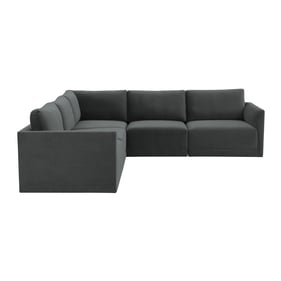 TOV Furniture Willow Charcoal Modular L Sectional