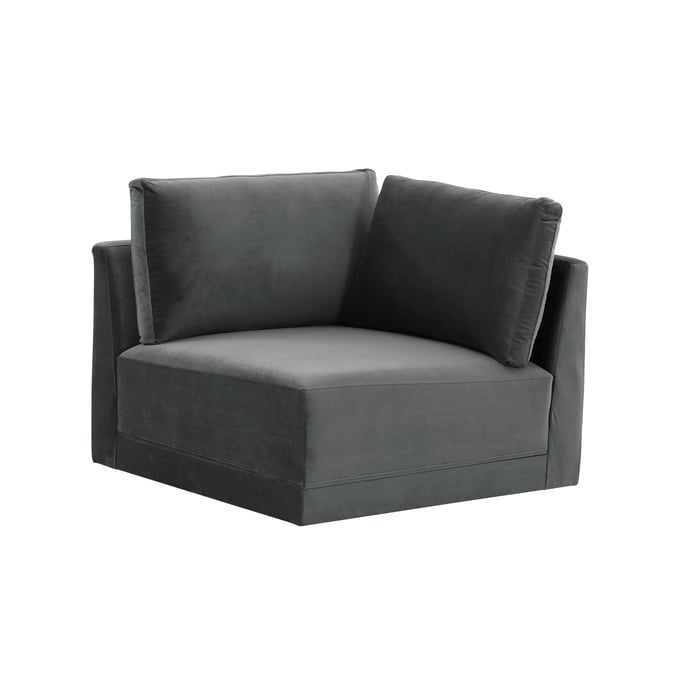 TOV Furniture Willow Charcoal Corner Chair REN-L03120-W