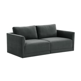 TOV Furniture Willow Charcoal Modular Loveseat