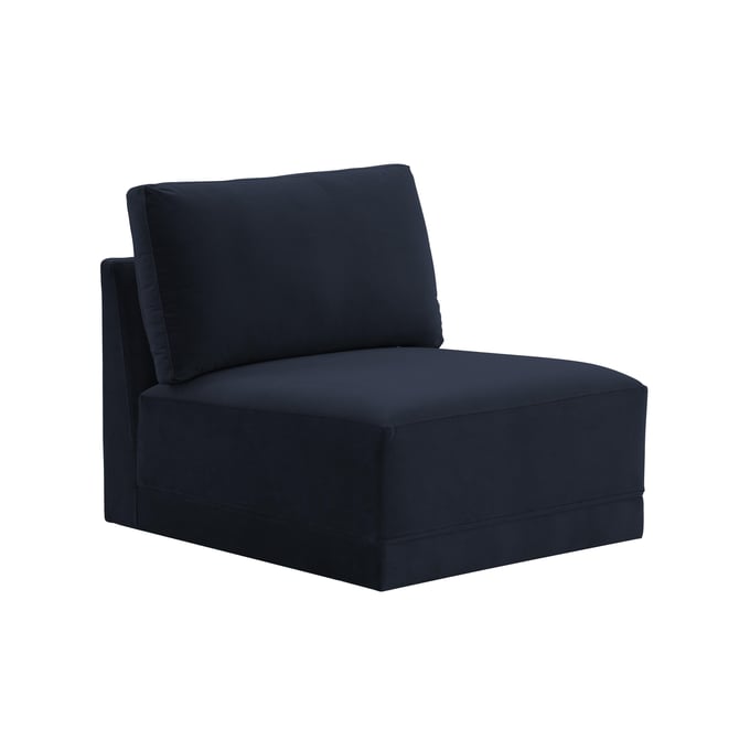 TOV Furniture Willow Navy Armless Chair REN-L03130-AC