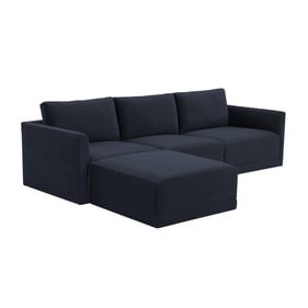 TOV Furniture Willow Navy Modular Sectional