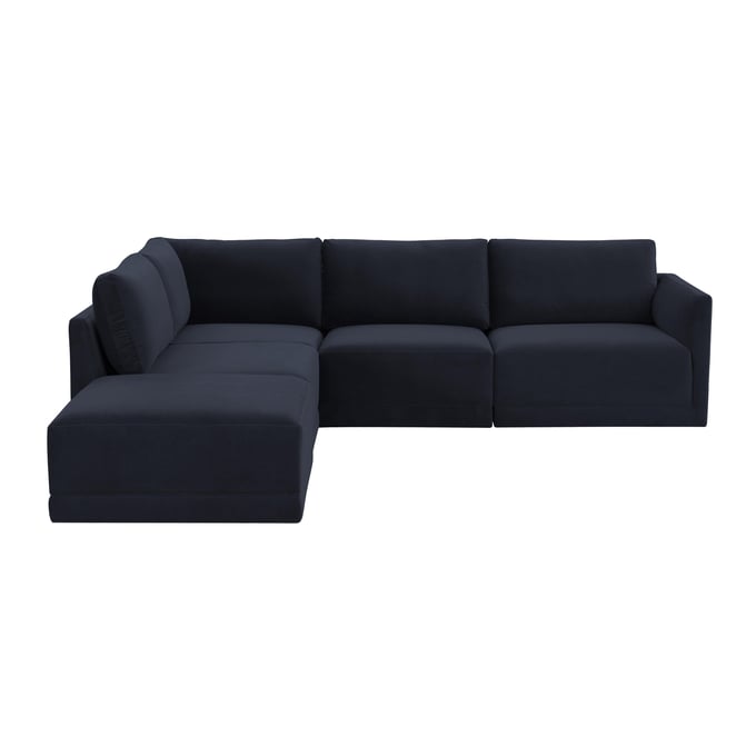 TOV Furniture Willow Navy Modular LAF Sectional REN-L03130-SEC4-L