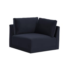 TOV Furniture Willow Navy Corner Chair