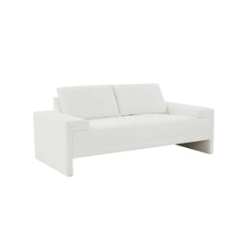 TOV Furniture Maeve White Loveseat