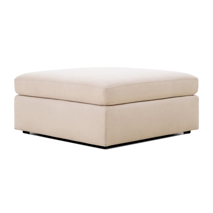 TOV Furniture Catarina Cream Ottoman REN-L08611