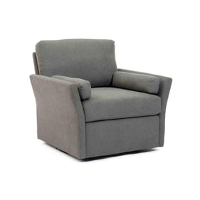 TOV Furniture Catarina Grey Swivel Accent Chair