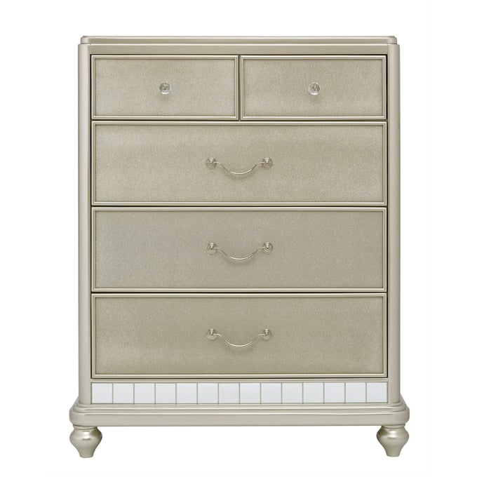 Samuel Lawrence LiL Diva Silver Drawer Chest | The Classy Home