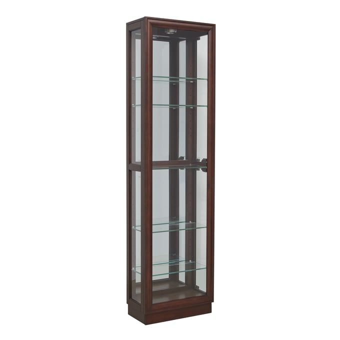 Pulaski Brown Cherry Side Entry Curio RH-DS-C063-316-K1