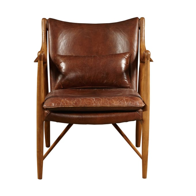 Home Meridian Anderson Brown Accent Chair RH-P006201