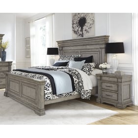 Pulaski Madison Ridge Taupe 2pc Bedroom Set with Cal King Panel Bed