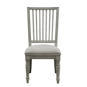 2 Pulaski Madison Ridge Gray Dining Side Chairs