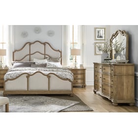 Pulaski Weston Hills Natural 4pc Bedroom Set with Queen Bed