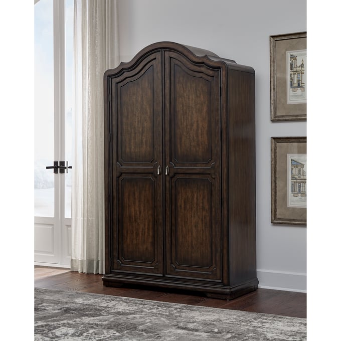 Pulaski Cooper Falls Brown 2 Door Armoire | The Classy Home