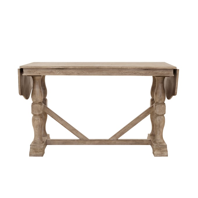 Pulaski Higgins Street Brown Gathering Trestle Table RH-P349-DR-K2