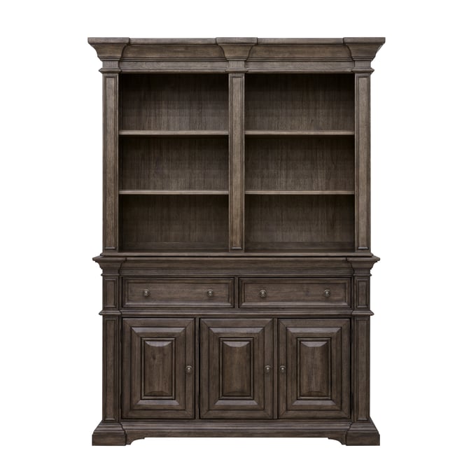 Pulaski Woodbury Server and Hutch RH-P35130-SRV-HTC