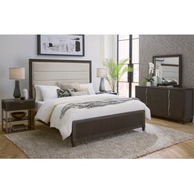 Pulaski West End Loft Brown 4pc Queen Bedroom Set with Accent Nightstand