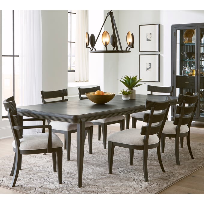 Pulaski West End Loft Brown 7pc Dining Room Set with Arm Chair RH-P36124-DR-S1