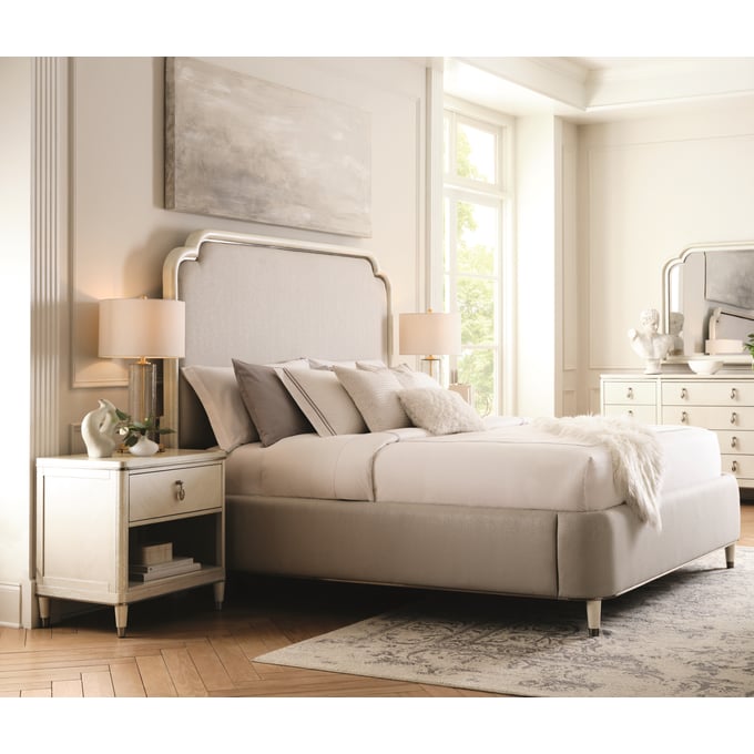 Pulaski Grace White 2pc Bedroom Set With King Bed RH-P377-BR-S2