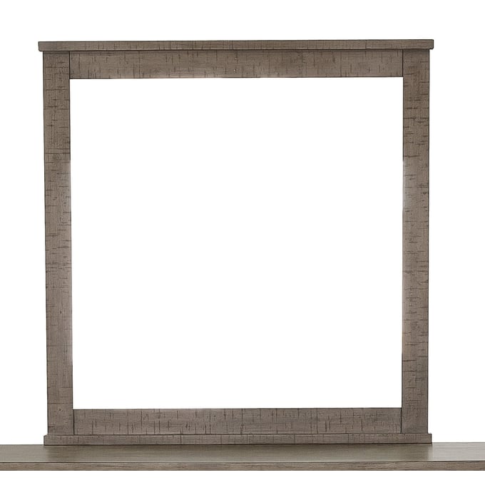 Samuel Lawrence Ruff Hewn Weathered Taupe Landscape Mirror RH-S079-030