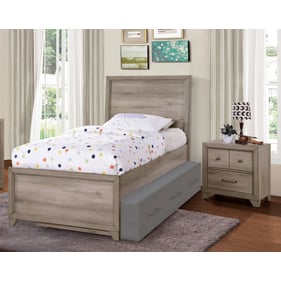 Samuel Lawrence River Creek Light Brown 2pc Bedroom Set With Full Panel Bed