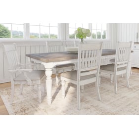 Samuel Lawrence Valley Ridge White 7pc Dining Room Set