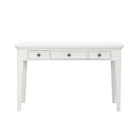 Samuel Lawrence Savannah White 3 Drawers Desk