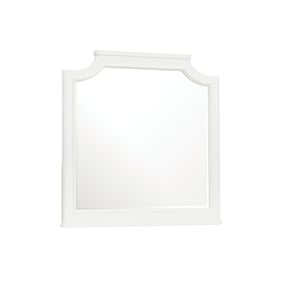 Samuel Lawrence Savannah White Beveled Dresser Mirror