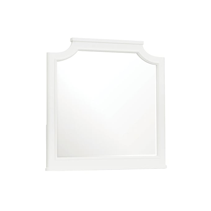 Samuel Lawrence Savannah White Beveled Dresser Mirror RH-S920-430