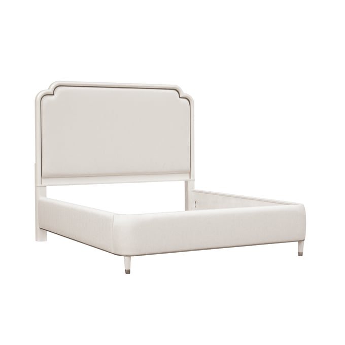 Pulaski Grace White King Bed RH-P377-BR-K3