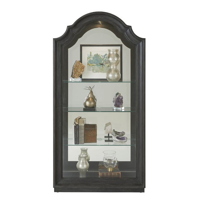 Pulaski Accents Brown Traditional Side Entry Curio RH-P021766