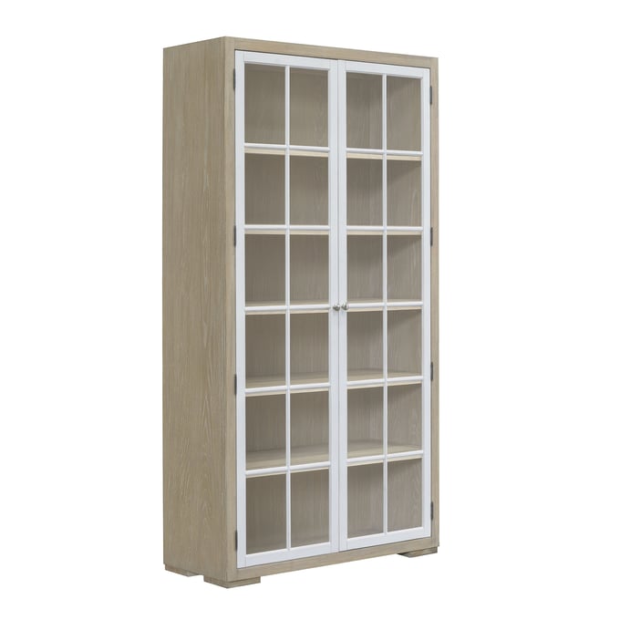 Pulaski Accents Contemporary 5 Shelf Glass Door Bookcase RH-P021776