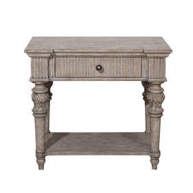 Pulaski Kingsbury Brown Open Nightstand