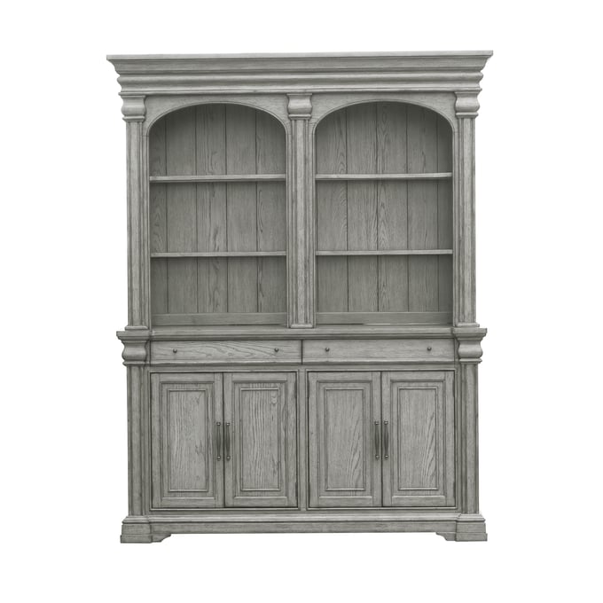 Pulaski Madison Ridge Gray Server and Hutch RH-P091-DR-K5