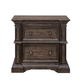 Pulaski Woodbury Brown 2 Drawers Nightstand