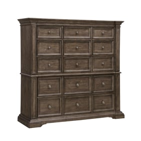 Pulaski Woodbury Brown 15 Drawers Master Chest