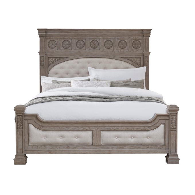 Pulaski Kingsbury Gray King Panel Bed RH-P167-BR-K3